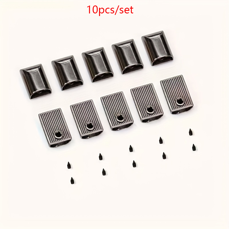 Luxury Bags Repair - 10-Piece Set of Multi-Color Metal Zipper