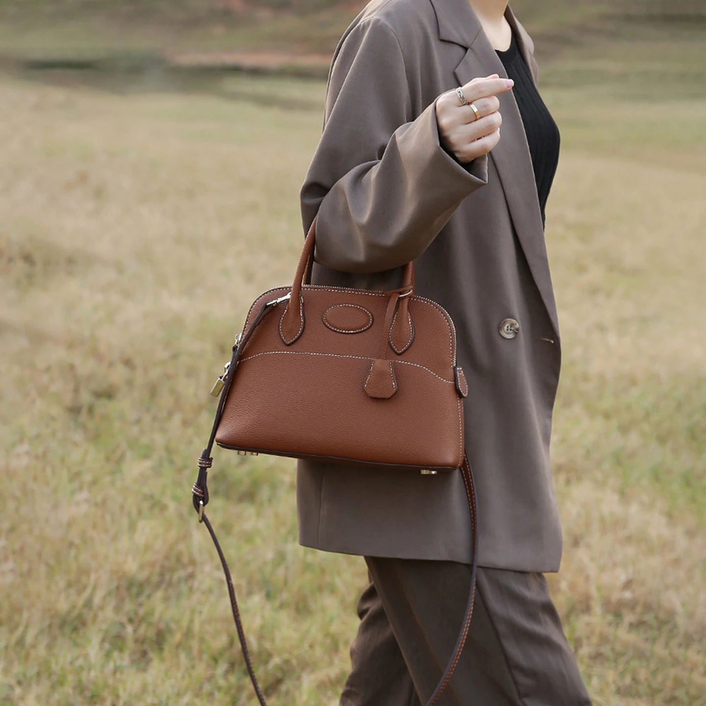 Luxury Bags Girls - New Arrival Women PU Shell‑Shaped Handbag