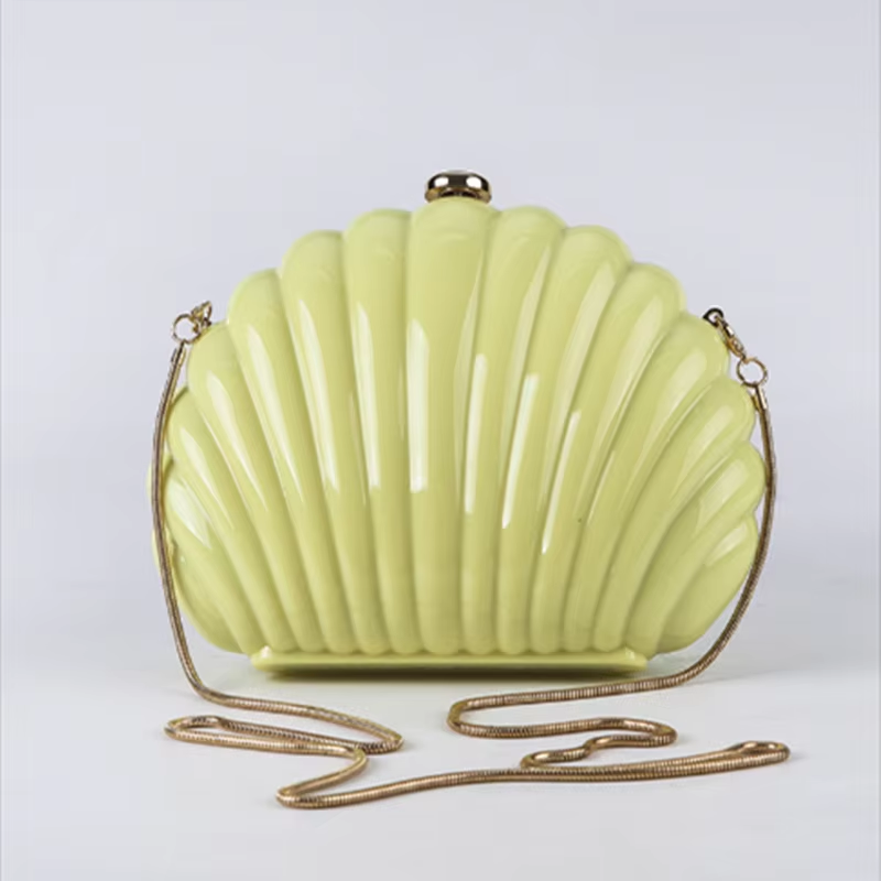 Luxury Bags Cute - Lady Mini Shell Bag Acrylic High
