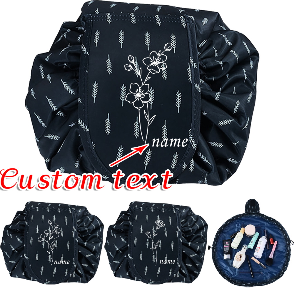 Luxury Bags Name For Women - Personalized Customized Name Women Drawstring Cosmetic