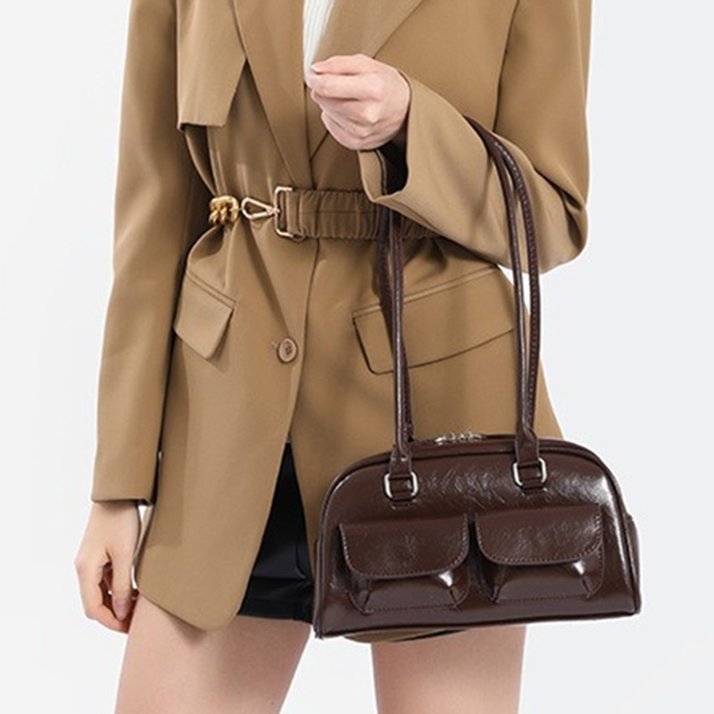 Luxury Bags Girls - Lady Casual Versatile Solid Shoulder Bags