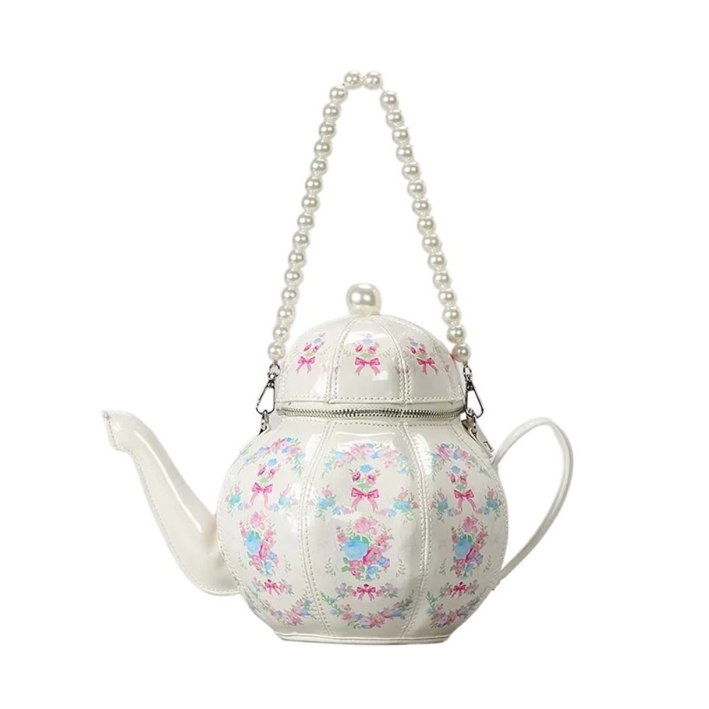 Luxury Bags Girls - New PU Leather Teapot Design Handbags