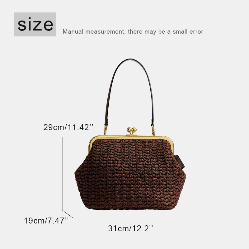Hand-Woven Kisslock Frame Shou - Luxury Bags Of 2026 recension och pris
