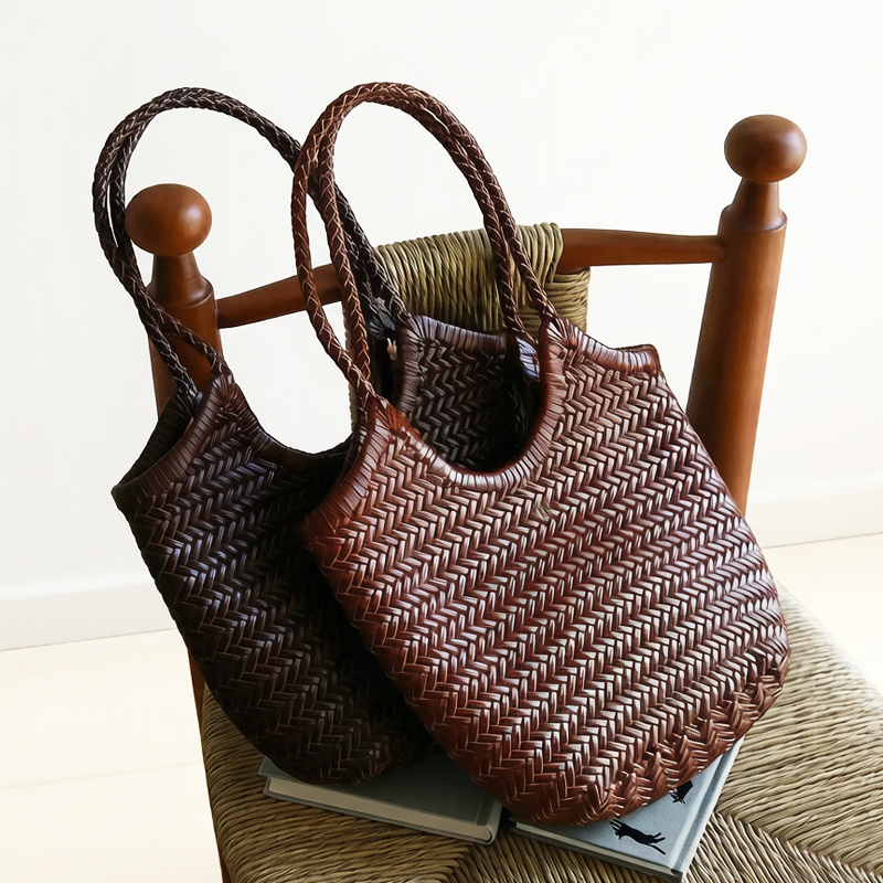 Handwoven LeatherTote Bags For - Luxury Bags Of 2026 recension och pris