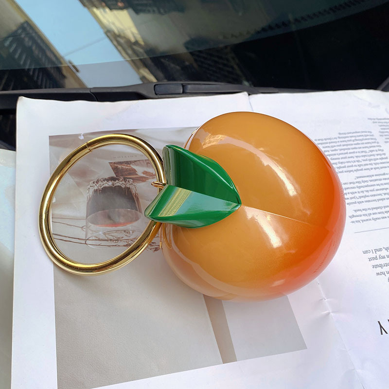 New Yellow Peach Design Women  - Luxury Bags Cute recension och pris