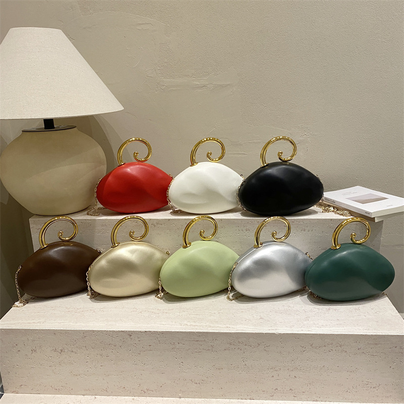 Luxury Curved Pebble Shape Min - Luxury Bags Cute recension och pris
