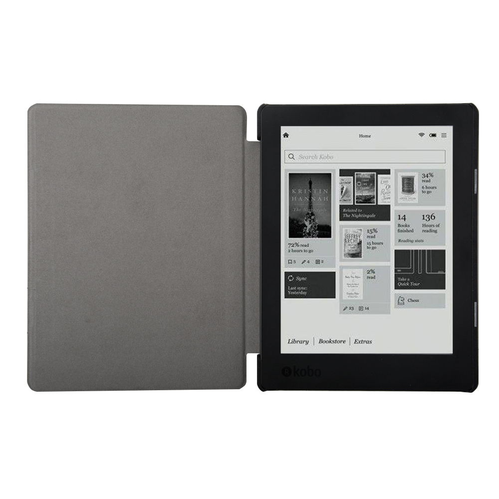 Leather Case for KOBO AURA H2O - Briefcase Leather Slim recension och pris