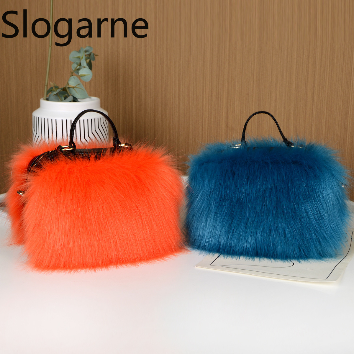 New High Quality Fox Fur Handb - Luxury Bags Girls recension och pris