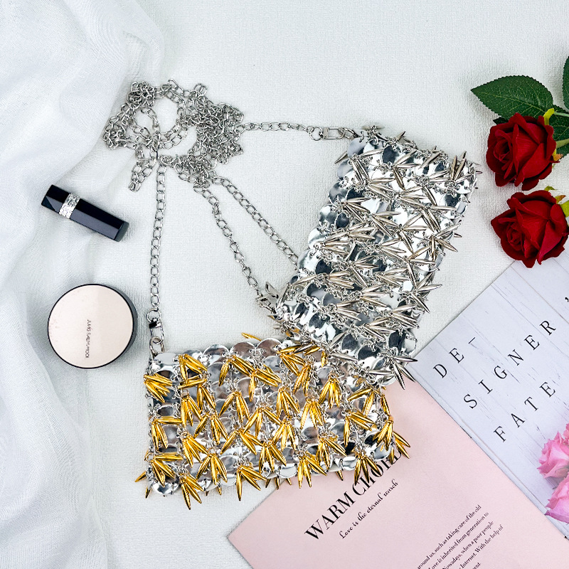 2026 New Shiny Silver Sequin W - Luxury Bags Girls recension och pris