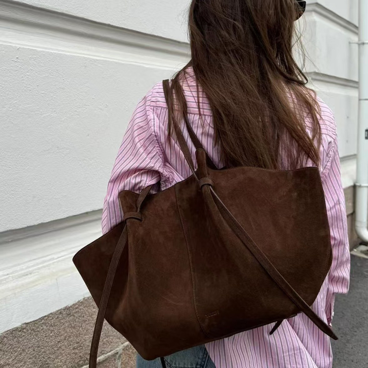 Faux Suede Tote Bags For Women - Luxury Bags Name For Women recension och pris