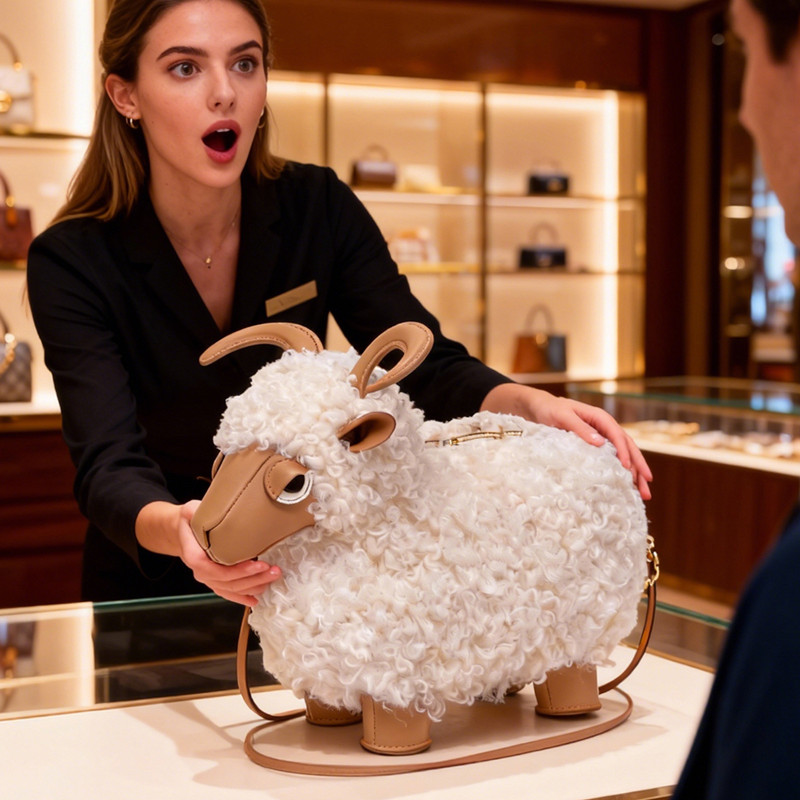 New Fashion Design Cute Sheep  - Luxury Bags Cute recension och pris