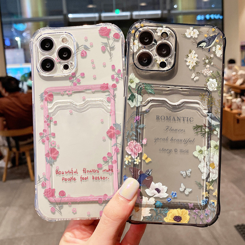 Retro Flower Clear Phone Case  - Luxury Bags In Store recension och pris
