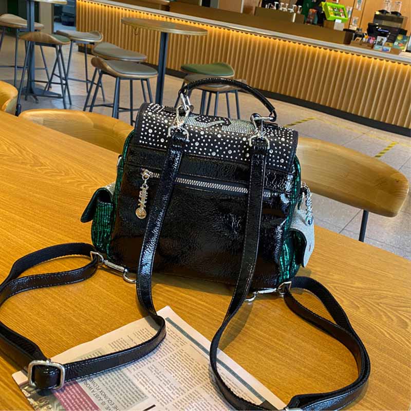 Fashion Women Backpack Big Cap - Luxury Bags Girls recension och pris