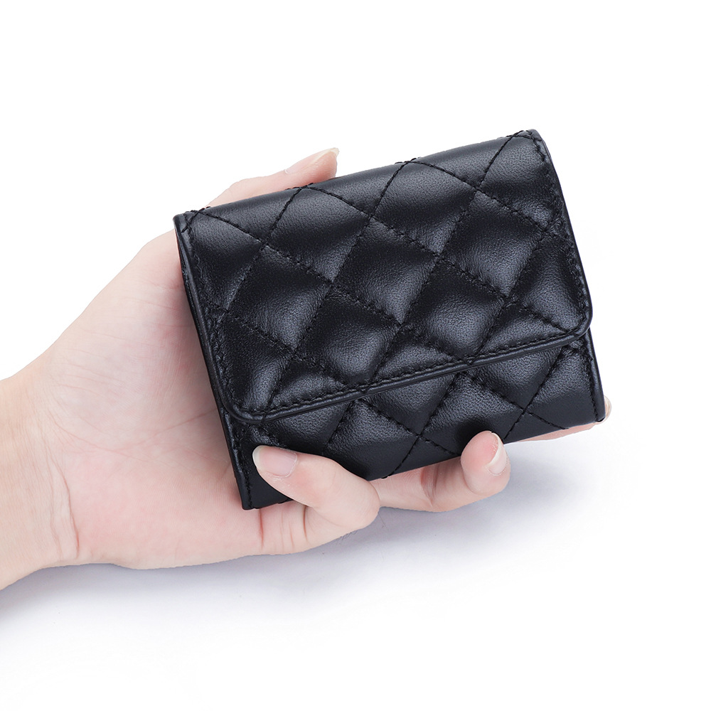 Sheepskin Quilted Card Holder  - Luxury Bags Name For Women recension och pris