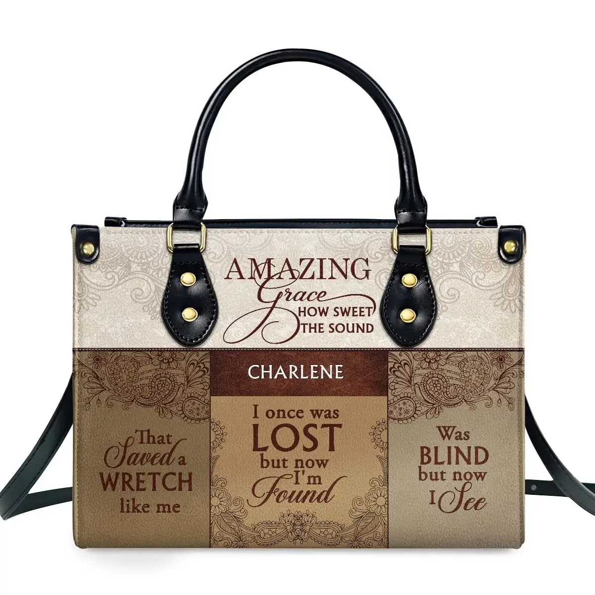 African Girl Print Leather Han - Luxury Bags Girls recension och pris