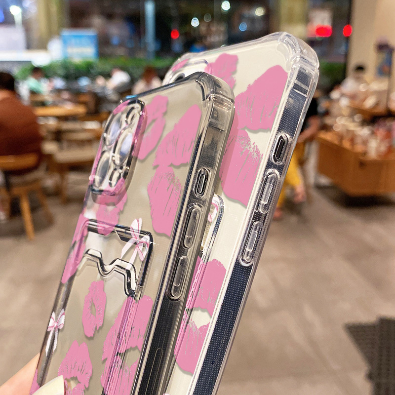 Sexy Lips Card Holder Clear Ph - Luxury Bags In Store recension och pris