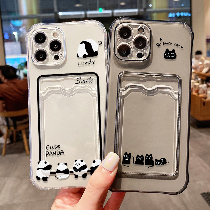 Cute Black Cat Card Holder Wal - Luxury Bags In Store recension och pris
